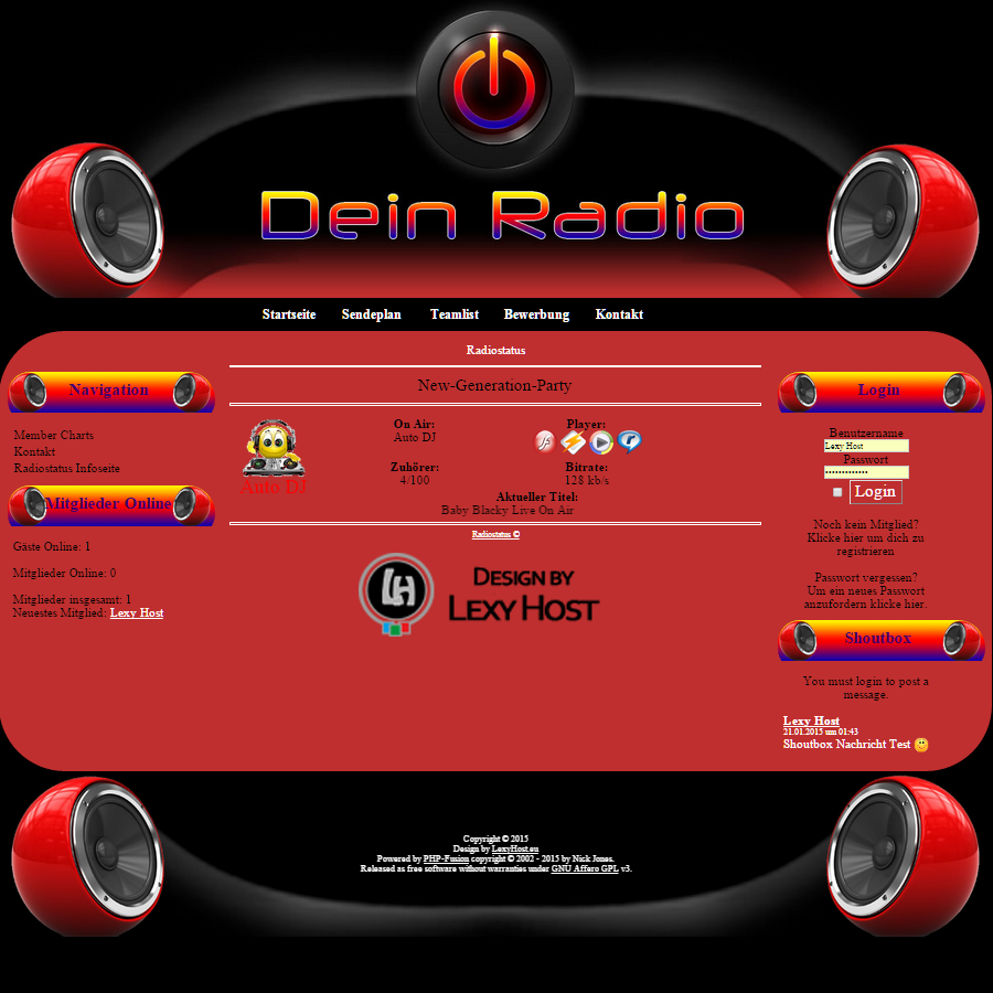 Radio Themes Für Php Fusion 7